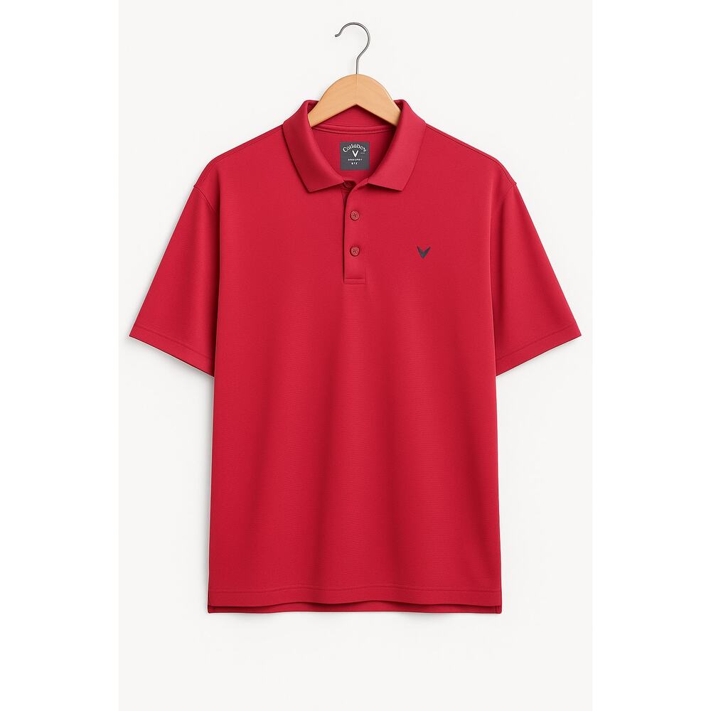 Callaway Opti-Dri Golf Polo Men’s XL Pink Performance Moisture Wicking‎